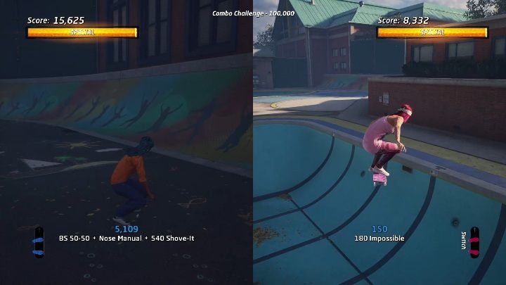 Tryb ten nie jest powiązany z żadnym osiągnięciem - Tony Hawks Pro Skater 1+2: Combo Challange - tryb multiplayer - Tony Hawks Pro Skater 1+2 - poradnik do gry