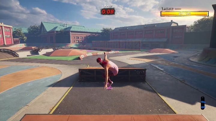 Gra kończy się, gdy któryś z graczy utworzy pełne słowo - Tony Hawks Pro Skater 1+2: Horse - tryb multiplayer - Tony Hawks Pro Skater 1+2 - poradnik do gry