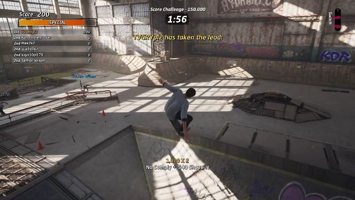 To tryb online, który polega na mieszaniu wszelkiej zawartości - Tony Hawks Pro Skater 1+2: Competitive - tryb multiplayer - Tony Hawks Pro Skater 1+2 - poradnik do gry