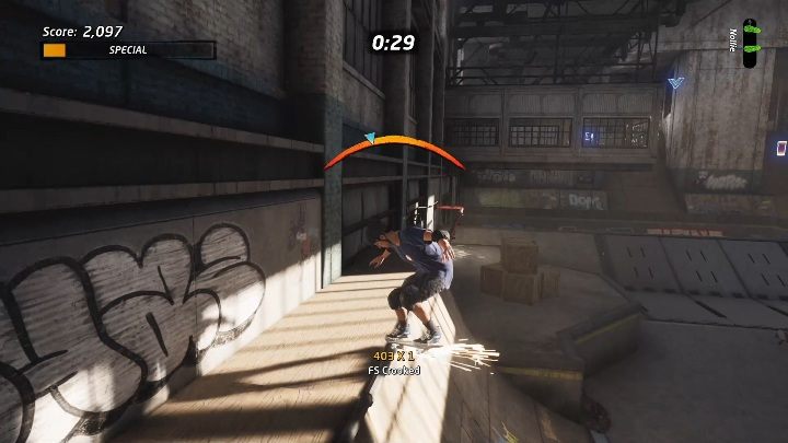 Na tej mapie 4 wyzwania odnoszą się do wyniku i combo - Tony Hawks Pro Skater 1+2: Warehouse - solucja THPS1 - Tony Hawks Pro Skater 1+2 - poradnik do gry