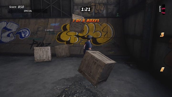 W Warehouse jest 5 stosów kartonów, które musisz zniszczyć - Tony Hawks Pro Skater 1+2: Warehouse - solucja THPS1 - Tony Hawks Pro Skater 1+2 - poradnik do gry