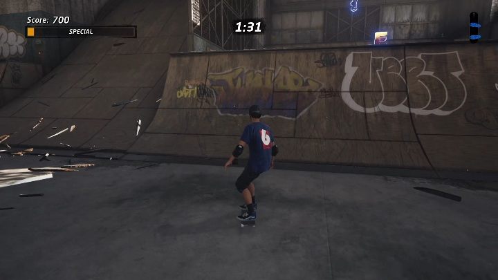 Zaraz po zjedzie na dół zobaczysz dwie rampy - Tony Hawks Pro Skater 1+2: Warehouse - solucja THPS1 - Tony Hawks Pro Skater 1+2 - poradnik do gry