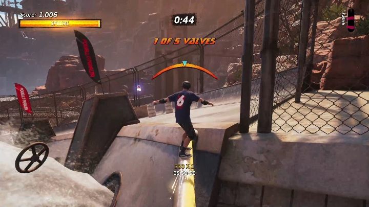 Kolejne wyzwanie polega na zniszczeniu 5 zaworów - Tony Hawks Pro Skater 1+2: Downhill Jam - solucja THPS1 - Tony Hawks Pro Skater 1+2 - poradnik do gry