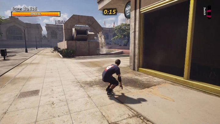 Na placu znajduje się duża fontanna - Tony Hawks Pro Skater 1+2: Streets - solucja THPS1 - Tony Hawks Pro Skater 1+2 - poradnik do gry