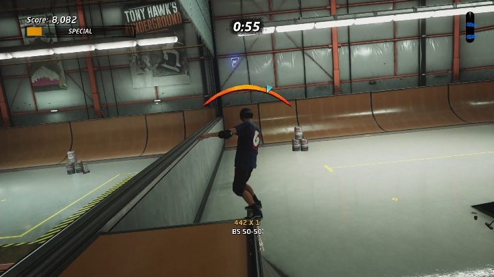 Na tej mapie 4 wyzwania odnoszą się do wyniku i combo - Tony Hawks Pro Skater 1+2: Hangar - solucja THPS2 - Tony Hawks Pro Skater 1+2 - poradnik do gry