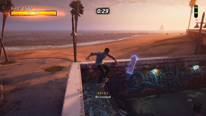 Kolejne wyzwanie polega na zebraniu 5 puszek - Tony Hawks Pro Skater 1+2: Venice Beach - solucja THPS2 - Tony Hawks Pro Skater 1+2 - poradnik do gry