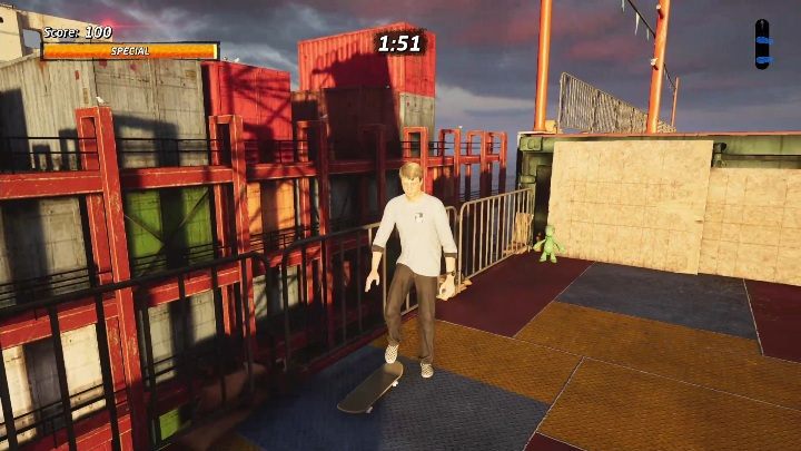 Po prostu zjedz w dół, a następnie wskocz na niższą półkę - Tony Hawks Pro Skater 1+2: Figurki kosmitów - lista, znajdźki - Tony Hawks Pro Skater 1+2 - poradnik do gry