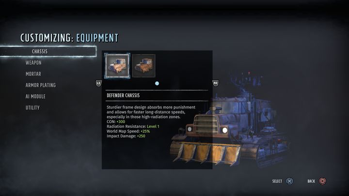 Wchodząc w jedną z nich rozwinie się lista obiektów, które możesz zmodyfikować - Wasteland 3: Kodiak - jak ulepszyć? - Wasteland 3 - poradnik do gry