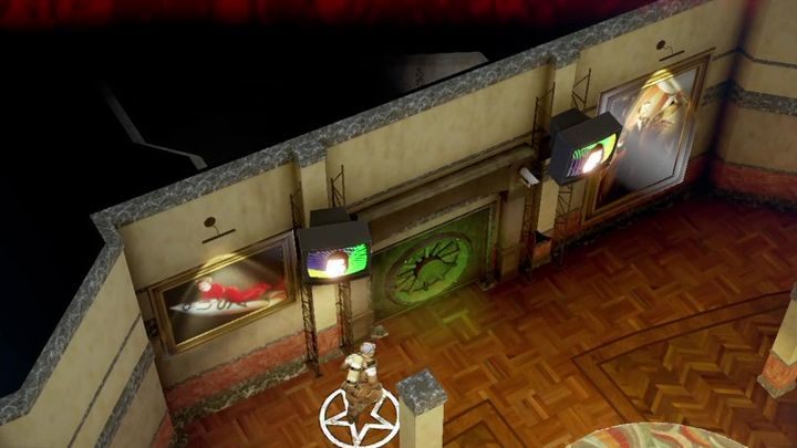 Udaj się do wnętrza Zachodniego Białego Domu i podejdź do zamkniętych drzwi z dwoma telewizorami znajdującymi się nad nimi - Wasteland 3: Odrodzenie Regana - solucja, opis przejścia - Wasteland 3 - poradnik do gry