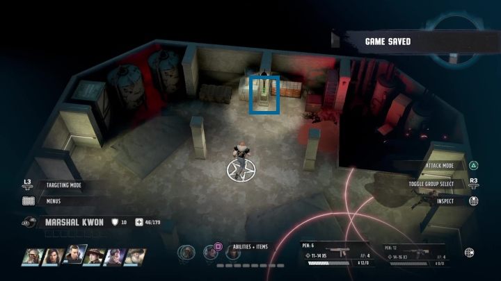 Na prawo znajdują się natomiast kolejne otwarte drzwi - Wasteland 3: Cinéma Vérité - solucja opis przejścia - Wasteland 3 - poradnik do gry