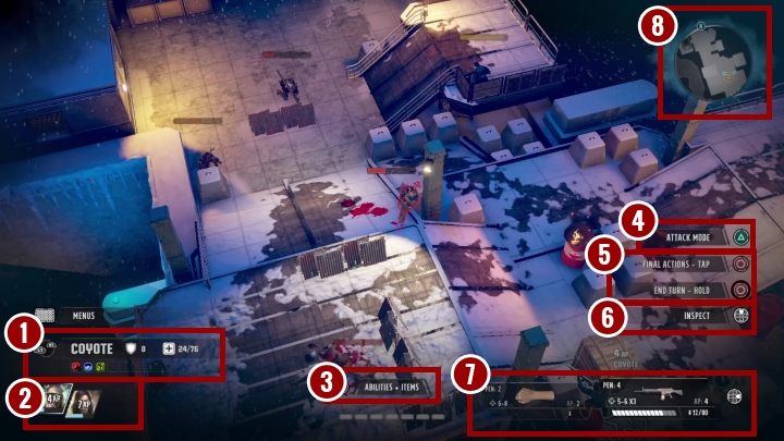Ikona - Wasteland 3: Interfejs - mapa, porady - Wasteland 3 - poradnik do gry