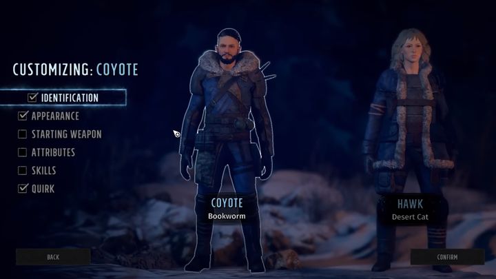 Całość podzielona została na 6 kategorii - Wasteland 3: Tworzenie postaci - wygląd, tło fabularne - Wasteland 3 - poradnik do gry
