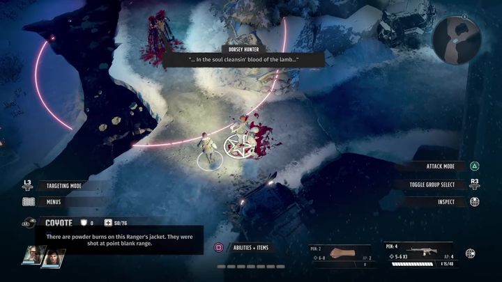 Kierując się dalej ścieżką trafisz do obozu - Wasteland 3: Witamy w Kolorado - solucja, opis przejścia - Wasteland 3 - poradnik do gry