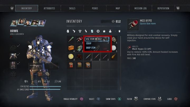 Podstawowym przedmiotem tego typu koktajl medyczny - Wasteland 3: Leczenie - pierwsza pomoc, jak uzdrowić? - Wasteland 3 - poradnik do gry