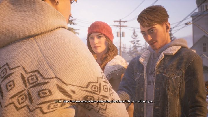 Zaraz po wyjściu z auta natkniesz się na Michaela - Tell Me Why: Sklep - solucja, opis przejścia - 1 Rozdział - Tell Me Why - poradnik do gry