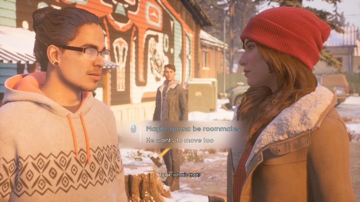 W tej rozmowie znajdziesz tylko jedną opcję dialogową - Tell Me Why: Sklep - solucja, opis przejścia - 1 Rozdział - Tell Me Why - poradnik do gry