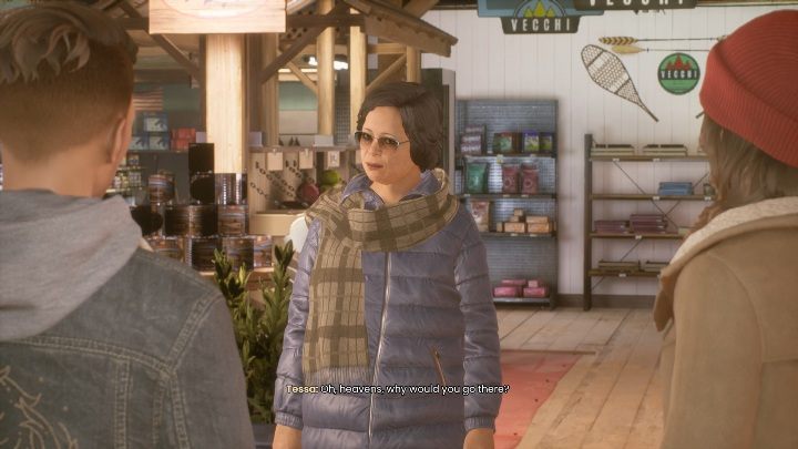 Zaraz po zapłaceniu za zakupy spotkanie się z Tessą - Tell Me Why: Sklep - solucja, opis przejścia - 1 Rozdział - Tell Me Why - poradnik do gry
