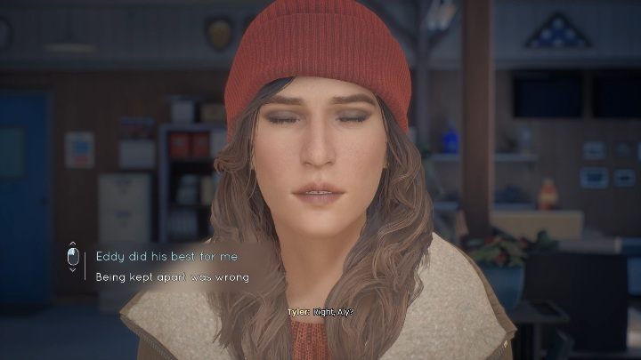 W trakcie rozmowy z policjantem czeka Cię ciężki - Tell Me Why: Ważne wybory - solucja, opis przejścia - 1 Rozdział - Tell Me Why - poradnik do gry