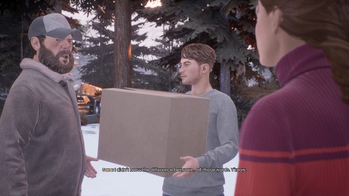 Zacznijmy od tego, że Sam przerwie Wam rozmowę - Tell Me Why: Garaż - solucja, opis przejścia - 2 Rozdział - Tell Me Why - poradnik do gry