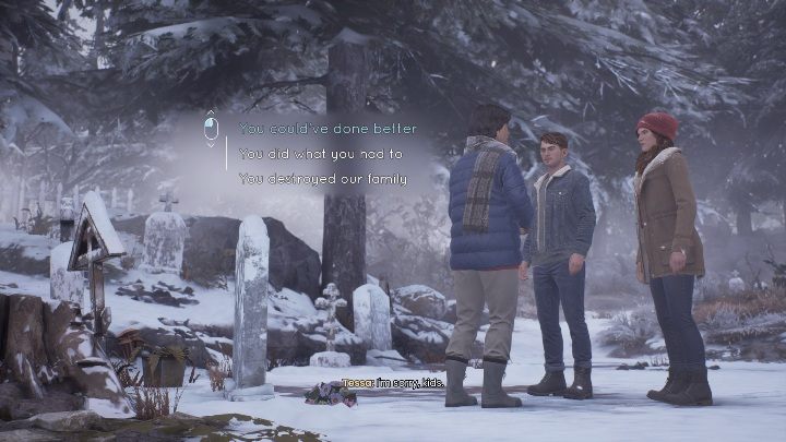 Podczas rozmowy dowiecie się wielu rzeczy o przeszłości i o matce - Tell Me Why: Cmentarz - solucja, opis przejścia - 2 Rozdział - Tell Me Why - poradnik do gry