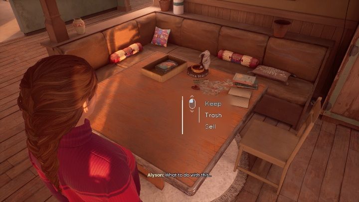 Podczas przeszukiwania mieszkania dotrzesz do drewnianego stołu, postawionego w salonie - Tell Me Why: 2 Rozdział, Family Secrets - sekrety, lokalizacja - Tell Me Why - poradnik do gry