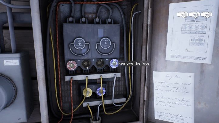 Rozwiązanie zagadki znajdziesz w notatkach przyklejonych do ściany obok - Tell Me Why: Bezpieczniki - jak ułożyć? - Tell Me Why - poradnik do gry