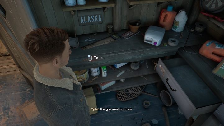 Kombinerki leża na półce, w pomieszczeniu gospodarczym - Tell Me Why: Kufer matki - jak się dostać? jak otworzyć? - Tell Me Why - poradnik do gry