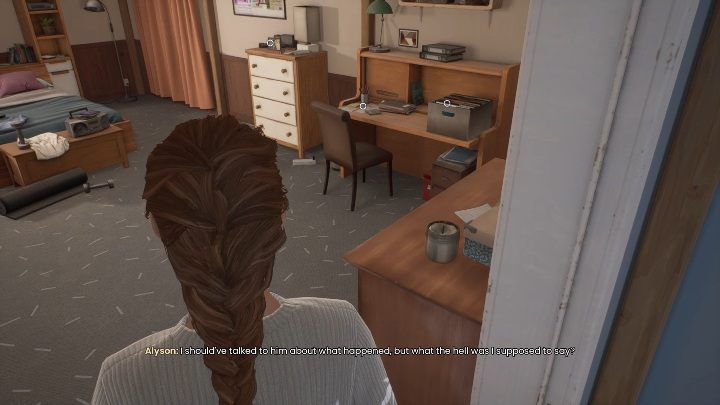 Gdy zejdziesz na niższe piętro możesz zerknąć do pokoju Eddyego - Tell Me Why: Dom Alyson - solucja, opis przejścia - 3 Rozdział - Tell Me Why - poradnik do gry