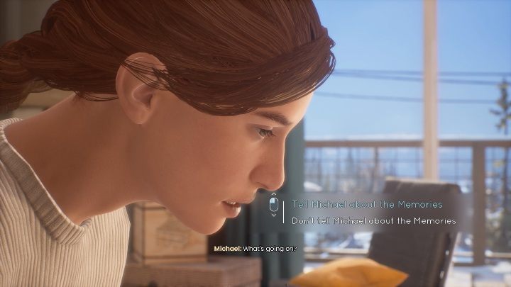 W trakcie rozmowy z przyjacielem będą dręczyć Cię wspomnienia - Tell Me Why: Dom Alyson - solucja, opis przejścia - 3 Rozdział - Tell Me Why - poradnik do gry