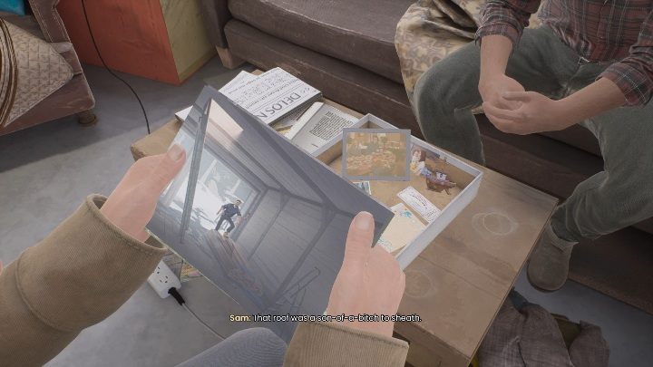 Zdjęcie, które Sam trzyma w rękach będzie jednak najważniejsze - Tell Me Why: Warsztat Sama - solucja, opis przejścia - 3 Rozdział - Tell Me Why - poradnik do gry