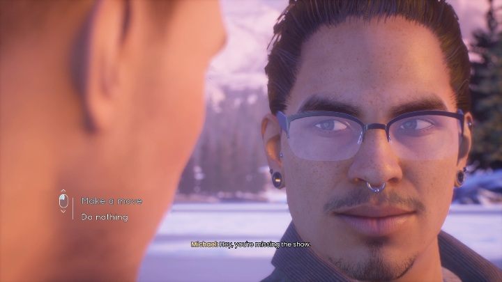 Ostatni już wybór podczas tej rozmowy, może doprowadzić do pocałunku - Tell Me Why: Rodzinny dom - solucja, opis przejścia - 3 Rozdział - Tell Me Why - poradnik do gry