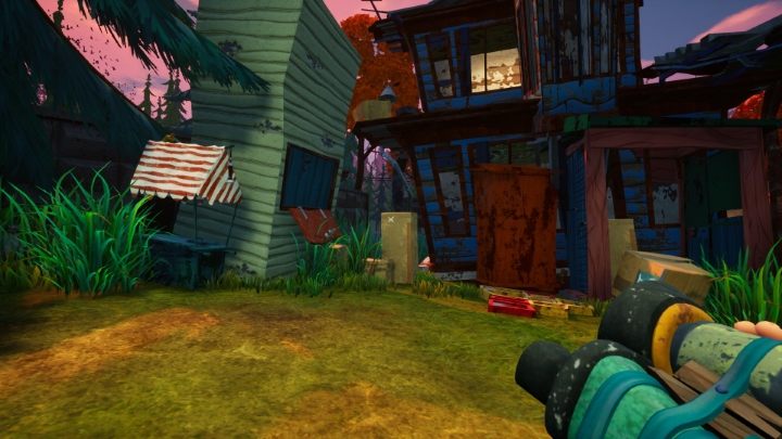 Na pierwszy poziom dachu wejdź po kartonach. - Hello Neighbor 2: Opis przejścia - jak ukończyć wersję alfa? - Hello Neighbor 2 - poradnik do gry