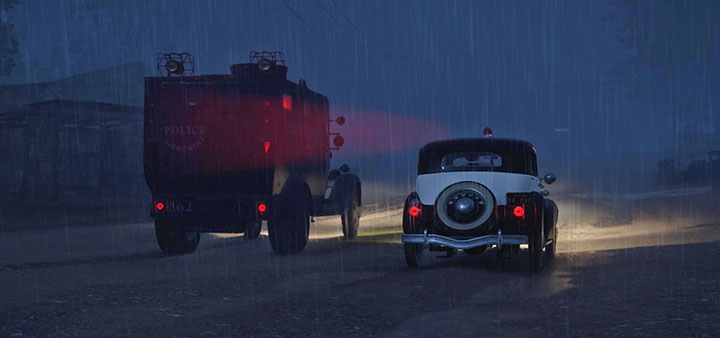 Ważną informacją jest to, że opancerzona furgonetka to tylko jeden z pojazdów biorących udział w scenie pościgu - Mafia Definitive Edition: Policyjny pojazd opancerzony - jak zatrzymać? - Mafia 1 Definitive Edition - poradnik, solucja