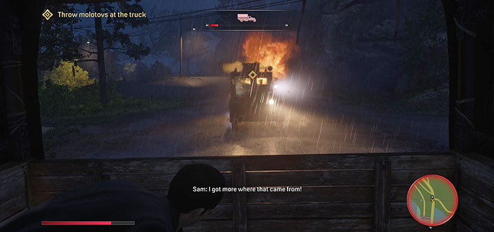 Ostatnia część walki zakłada rzucanie koktajlami Mołotowa w opancerzoną furgonetkę - Mafia Definitive Edition: Policyjny pojazd opancerzony - jak zatrzymać? - Mafia 1 Definitive Edition - poradnik, solucja