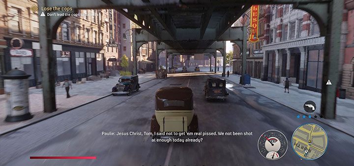 Po znalezieniu się na parkingu szybko rozbij bramę - Mafia Definitive Edition: Imprezka u Mołotowa - solucja - Mafia 1 Definitive Edition - poradnik, solucja