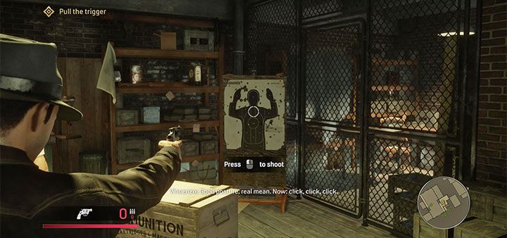 Po rozpoczęciu misji wejdź do budynku baru żeby spotkać się z Salierim i resztą ekipy oraz otrzymać zadanie odebrania haraczu z kilku miejsc - Mafia Definitive Edition: Dzień jak co dzień - solucja - Mafia 1 Definitive Edition - poradnik, solucja