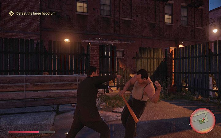 Zacznij od zaatakowania bandyty stojącego przed Sarą - Mafia Definitive Edition: Sarah - solucja - Mafia 1 Definitive Edition - poradnik, solucja