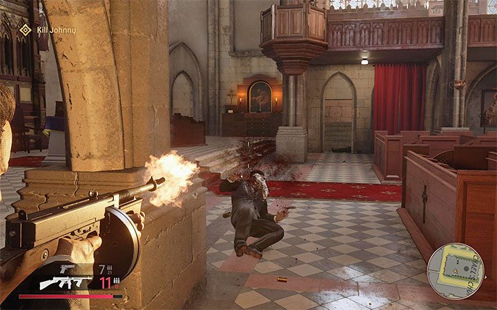 Pozostań na górnym poziomie i kieruj się w stronę przeciwległych balkonów - Mafia Definitive Edition: Święty i grzesznik - solucja - Mafia 1 Definitive Edition - poradnik, solucja