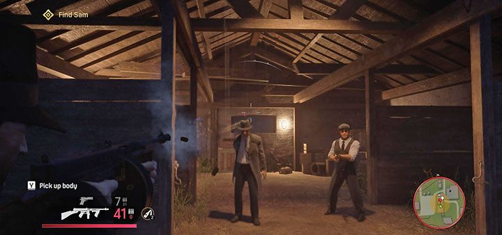 Przejdź do następnego budynku, w którym wrogowie przygotowali zasadzkę - Mafia Definitive Edition: Przejażdżka za miasto - solucja - Mafia 1 Definitive Edition - poradnik, solucja
