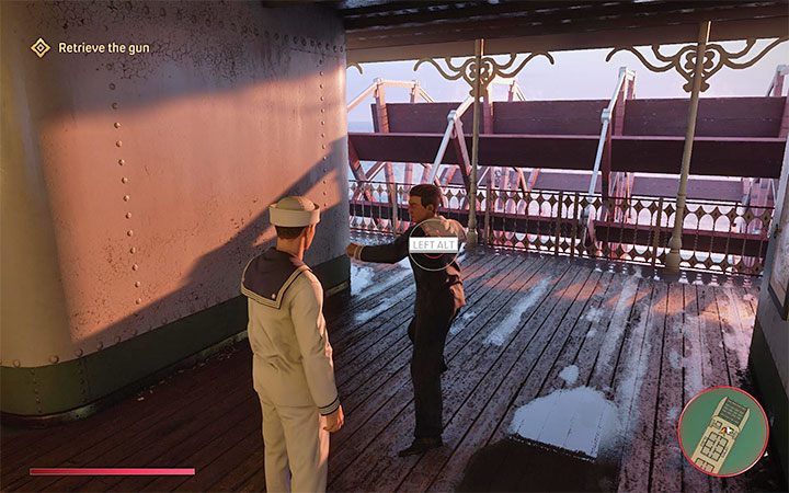 Powróć na wyższy poziom i skieruj się w stronę toalety - Mafia Definitive Edition: Wszystkiego najlepszego! - solucja - Mafia 1 Definitive Edition - poradnik, solucja