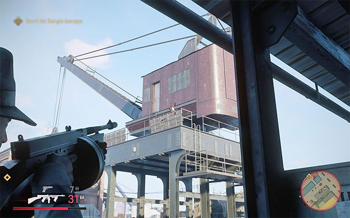 W trakcie przechodzenia przez port uważaj na snajperów - Mafia Definitive Edition: Ty szczęściarzu - solucja - Mafia 1 Definitive Edition - poradnik, solucja