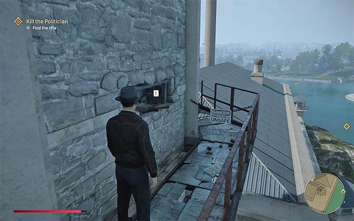 Znajdziesz się na wysoko położonych balkonikach wieży strażniczej - Mafia Definitive Edition: Kampania wyborcza - solucja - Mafia 1 Definitive Edition - poradnik, solucja