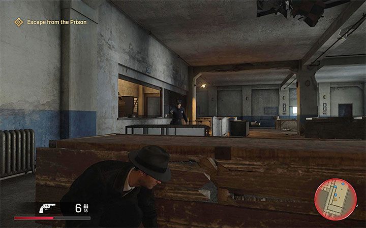 Wkrótce ponownie stracisz stabilny grunt pod nogami, ale na szczęście kolejny upadek nie doprowadzi do utraty zdrowia ani posiadanej broni palnej - Mafia Definitive Edition: Kampania wyborcza - solucja - Mafia 1 Definitive Edition - poradnik, solucja