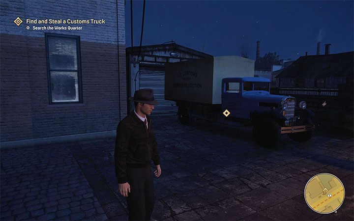Twoje zadanie to kradzież ciężarówki Customs Truck - Mafia Definitive Edition: Czysty relaks - solucja - Mafia 1 Definitive Edition - poradnik, solucja