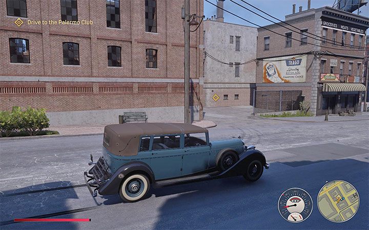 Po tym jak pomyślnie zgubisz policyjny pościg otrzymasz zadanie zawiezienia Pauliego do klubu Palermo należącego do Sama - Mafia Definitive Edition: Praca po godzinach - solucja - Mafia 1 Definitive Edition - poradnik, solucja