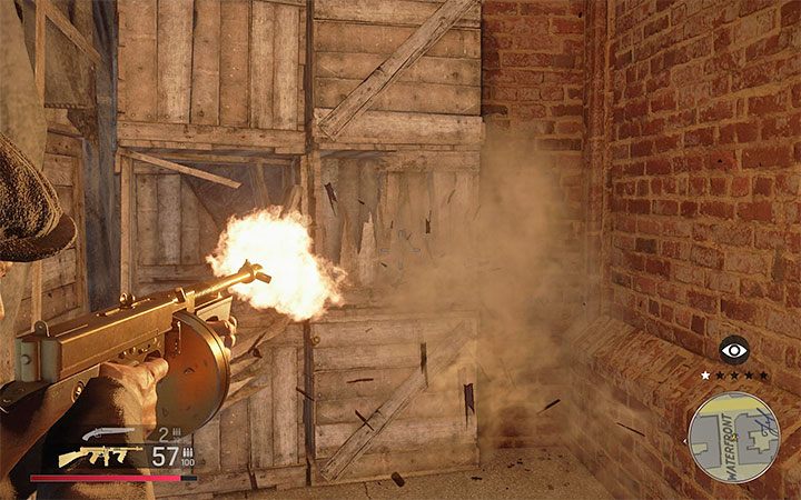 Znajdziesz się w garażu z dużą liczbą skrzyń - Mafia Definitive Edition: Trautenberg Sportr - ukryty samochód, gdzie znaleźć - Mafia 1 Definitive Edition - poradnik, solucja