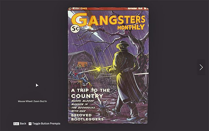 Komiksy Gangsters Monthly to druga kategoria znajdziek w Mafia 1 Remake - Mafia Definitive Edition: Rodzaje sekretów - Mafia 1 Definitive Edition - poradnik, solucja