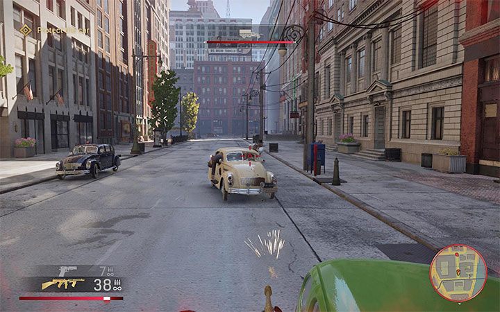 Wsiądź do pojazdu od strony pasażera żeby rozpocząć przejazd - Mafia Definitive Edition: Professional Protection - solucja - Mafia 1 Definitive Edition - poradnik, solucja
