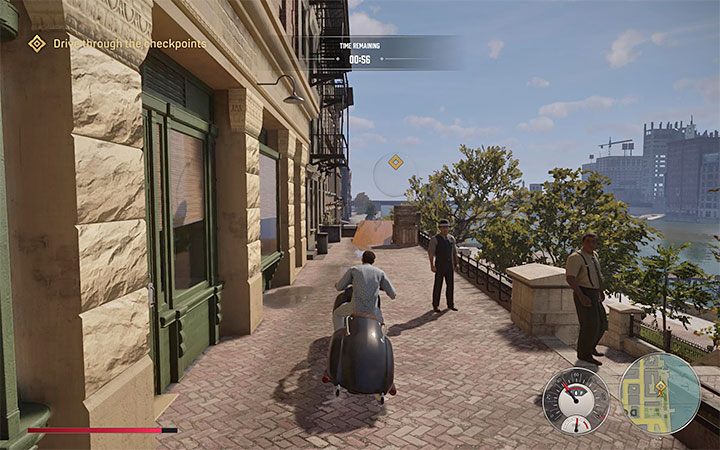 Kluczem do wygrania tej próby czasowej jest duża precyzja - Mafia Definitive Edition: Mister Fancy Bike - solucja - Mafia 1 Definitive Edition - poradnik, solucja