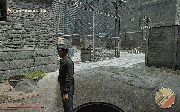 11) Stare więzienie - W momencie przechodzenia kampanii więzienie jest opuszczone i zostało zajęte przez bezdomnych - Mafia Definitive Edition: Mapa świata - Lost Haven - Mafia 1 Definitive Edition - poradnik, solucja